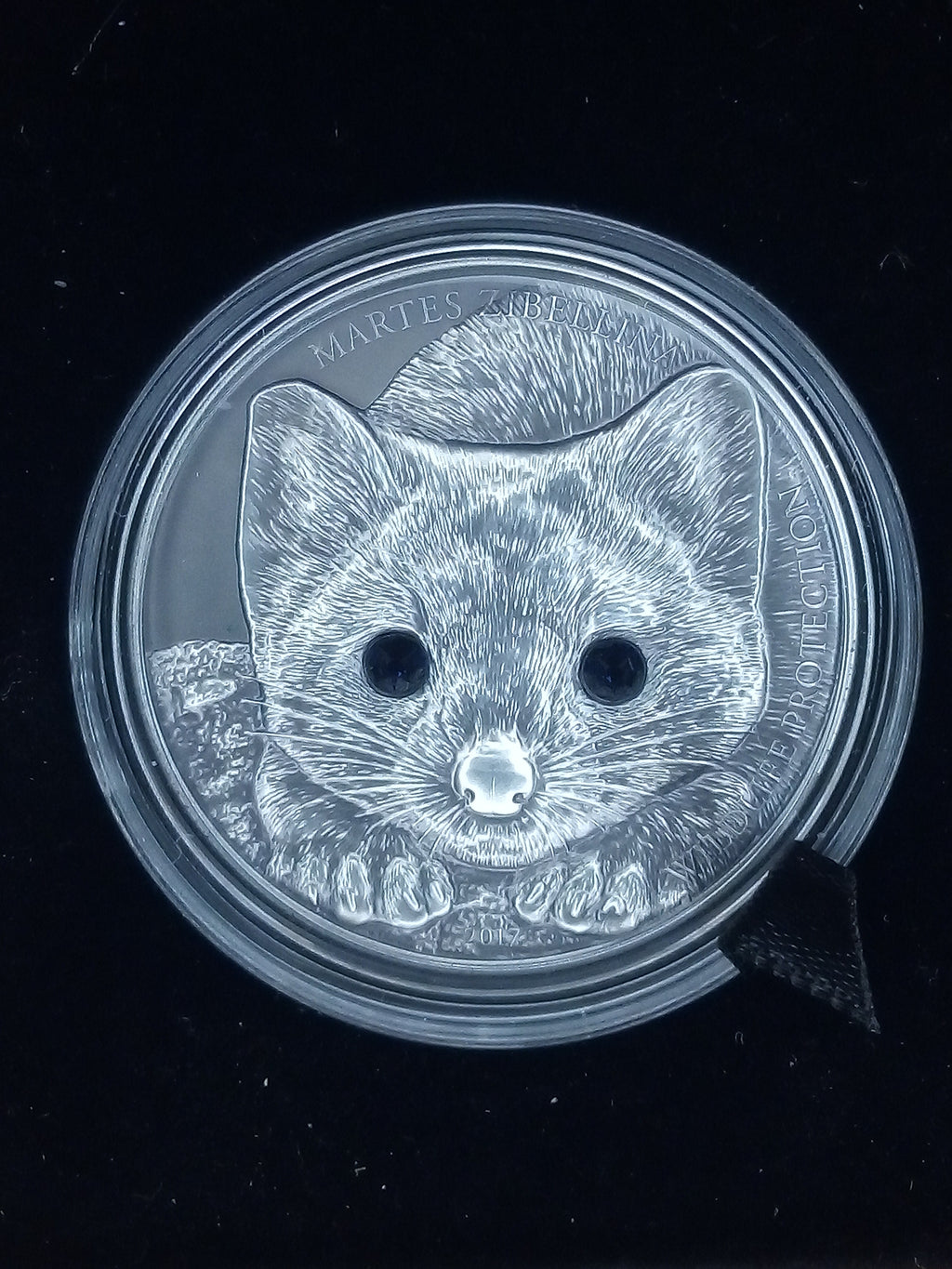 Sable 1 oz. Silver, Mongolia, 500 Togrog, 2017