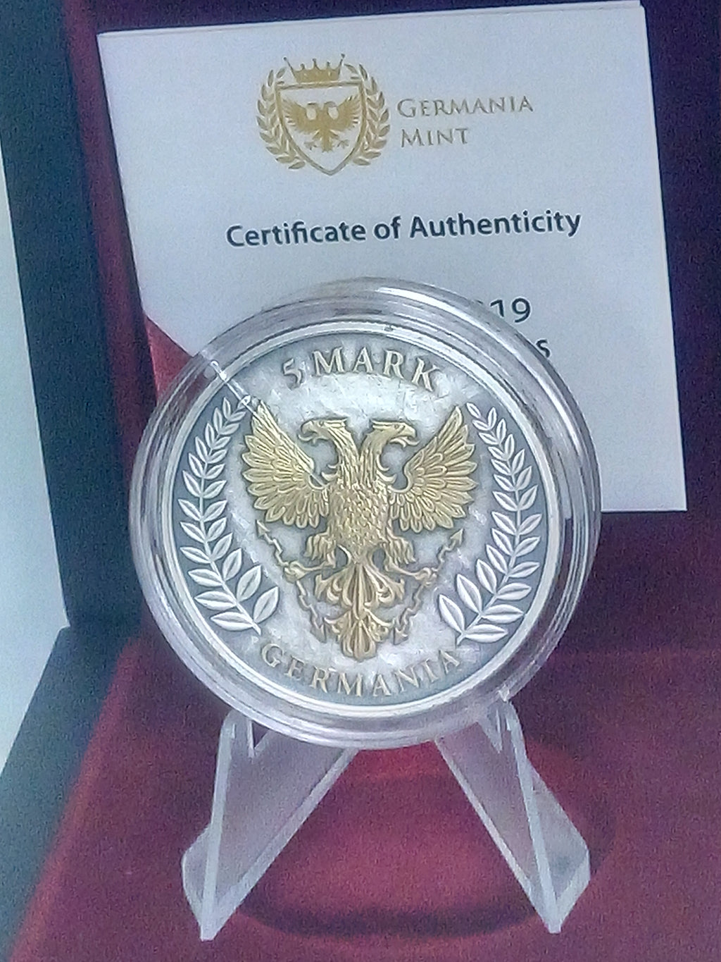 Iron Cross silver coins collection, Germania, 5 Mark, 2019