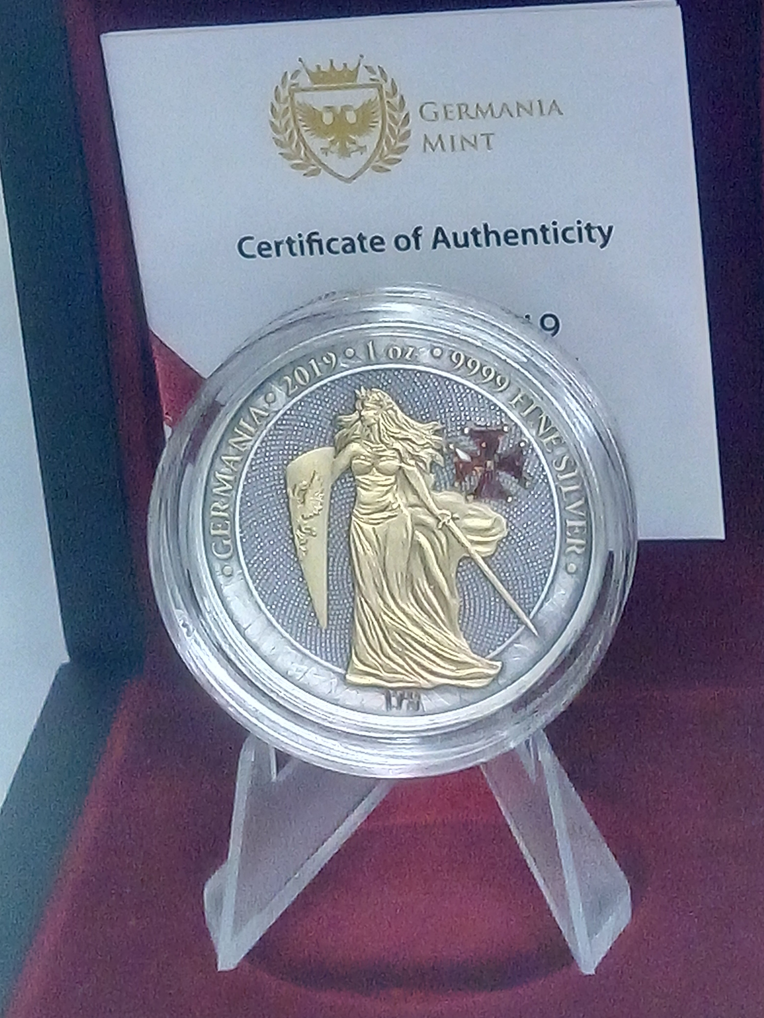 Iron Cross silver coins collection, Germania, 5 Mark, 2019