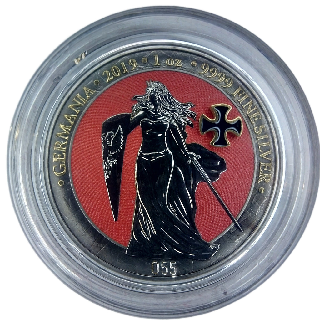 Iron Cross Lady Germania, 5 Mark, 2019