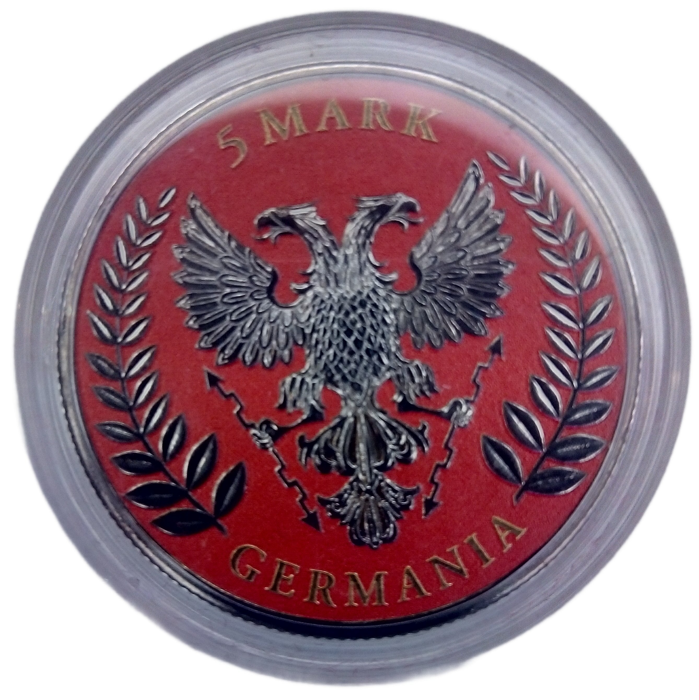 Iron Cross Lady Germania, 5 Mark, 2019